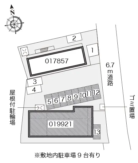 ★手数料０円★札幌市手稲区稲穂四条２丁目　月極駐車場（LP）